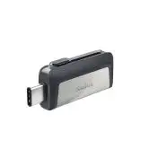 SanDisk Ultra Dual Drive USB Type-C unità flash USB 32 GB USB Type-A / USB Type-C 3.2 Gen 1 (3.1 Gen 1) Nero, Argento