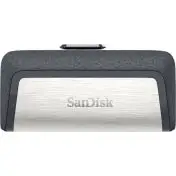 SanDisk Ultra Dual Drive USB Type-C unità flash USB 32 GB USB Type-A / USB Type-C 3.2 Gen 1 (3.1 Gen 1) Nero, Argento