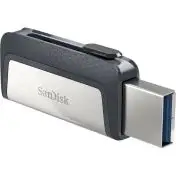 SanDisk Ultra Dual Drive USB Type-C unità flash USB 32 GB USB Type-A / USB Type-C 3.2 Gen 1 (3.1 Gen 1) Nero, Argento