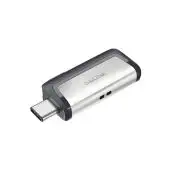 SanDisk Ultra Dual Drive USB Type-C unità flash USB 32 GB USB Type-A / USB Type-C 3.2 Gen 1 (3.1 Gen 1) Nero, Argento