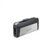 SanDisk Ultra Dual Drive USB Type-C unità flash USB 32 GB USB Type-A / USB Type-C 3.2 Gen 1 (3.1 Gen 1) Nero, Argento