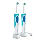 Oral-B Vitality CrossAction Adulto Spazzolino rotante-oscillante Blu, Bianco