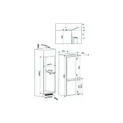 Hotpoint BCB 7525 AA Frigorifero Con Congelatore Da Incasso 290 L Bianco