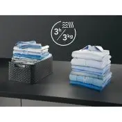 AEG L 99697 HWD lavasciuga Libera installazione Caricamento frontale Bianco