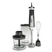 Hotpoint HB 0803 UPO frullatore 0,75 L Frullatore ad immersione 800 W Cromo, Acciaio inossidabile