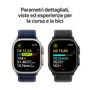 Apple Watch Ultra 2 GPS + Cellular 49mm Cassa Titanio Nero con Nero Trail Loop - M/L