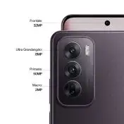 OPPO Reno12 5G AI Smartphone, Tripla fotocamera 50+8+2MP, Selfie 32MP, Display 6.7” 120HZ AMOLED FHD+, 5000mAh, RAM 12GB(Esp4GB/8GB/12GB)+ROM 256GB, [Versione Italia], Black Brown