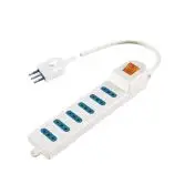 Poly Pool PP0409 prolunghe e multiple 1,5 m 6 presa(e) AC Interno Bianco