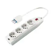 Poly Pool PP0421 prolunghe e multiple 1,5 m 4 presa(e) AC Interno Bianco
