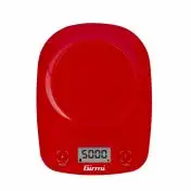 Girmi PS01 Rosso Superficie piana Rotondo Bilancia da cucina elettronica