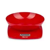 Girmi PS01 Rosso Superficie piana Rotondo Bilancia da cucina elettronica