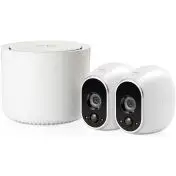 Arlo VMS3230, sistema di videosorveglianza Wi-Fi con 2 telecamere di sicurezza senza fili alimentate a batteria