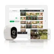 Arlo VMS3230, sistema di videosorveglianza Wi-Fi con 2 telecamere di sicurezza senza fili alimentate a batteria