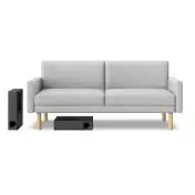 Sony HTMT301 Soundbar compatta a 2.1 canali, 100W, Subwoofer Slim Wireless, Nero