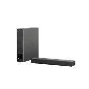 Sony HTMT301 Soundbar compatta a 2.1 canali, 100W, Subwoofer Slim Wireless, Nero