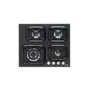 Lofra HLNM6G0 Piano Cottura Nero Da incasso Gas 4 Fornello(i)