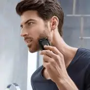 Braun MGK3020 regolabarba Bagnato e secco Nero