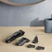 Braun MGK3020 regolabarba Bagnato e secco Nero