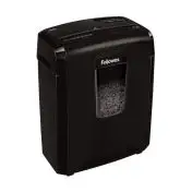 Fellowes Destructora 8Mc distruggi documenti Taglio a frammenti 22 cm Nero