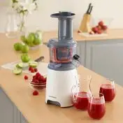 Kenwood PureJuice JMP600WH Estrattore di succo 150 W Grigio, Traslucido, Bianco