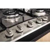 Hotpoint PCN 752 T/IX/HAR piano cottura Acciaio inossidabile Da incasso 75 cm Gas 5 Fornello(i)