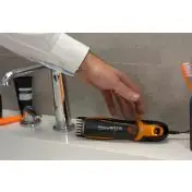 Rowenta TN9300 Airforce Ultimate, Tagliacapelli, Sistema di Aspirazione Integrato che Cattura il 99% dei capelli, 17 Lunghezze di Taglio, Tagliacapelli 3 in 1, Nero e Arancione