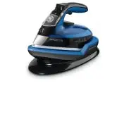 Rowenta DE5010 Freemove Ferro da Stiro a Vapore Senza Filo, 2400W, Quantità di vapore variabile 120 g/min, Nero/Blu