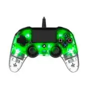 NACON PS4OFCPADCLGREEN periferica di gioco Verde, Trasparente Gamepad Analogico/Digitale PlayStation 4