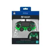 NACON PS4OFCPADCLGREEN periferica di gioco Verde, Trasparente Gamepad Analogico/Digitale PlayStation 4