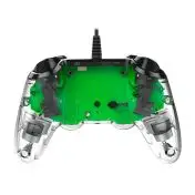 NACON PS4OFCPADCLGREEN periferica di gioco Verde, Trasparente Gamepad Analogico/Digitale PlayStation 4
