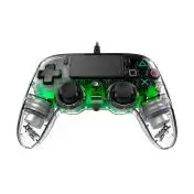 NACON PS4OFCPADCLGREEN periferica di gioco Verde, Trasparente Gamepad Analogico/Digitale PlayStation 4