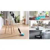Bosch Scopa elettrica lavapavimenti 2in1 Unlimited 7 ProHygienic Aqua Bianco