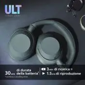 Sony Ult Wear Cuffie Bluetooth WHULT900NB Black