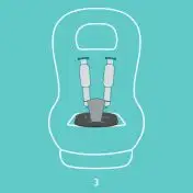 Digicom Tippy Dispositivo smart pad antiabbandono per seggiolini