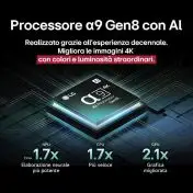 LG OLED evo AI OLED48C55LA TV Serie C5 48'' 4K, α9 Gen8, Dolby Vision, 40W, 4 HDMI, VRR 144Hz, Smart TV WebOS 25