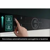 LG WashTower WT1210EGF Colonna Bucato 12/10kg AI DD, Classe A-10%/A+++, Pannello unificato