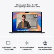Apple MacBook Air 13'' M4 chip 10-core CPU 10-core GPU, 16GB, 512GB SSD - Mezzanotte
