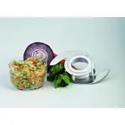 Ariete RoboMix Compact robot da cucina 500 W 1.2, 2 Argento, Traslucido, Bianco