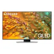 Samsung Q80D Televisione Smart TV 50 Pollici Qled Processore NQ4 AI GEN2 4K AI Upscaling Simple Chamfer Design Dolby Atmos Eclipse Silver