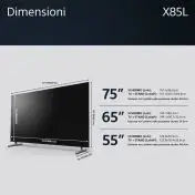 Sony BRAVIA KD-65X85L Full Array LED 4K HDR Google TV ECO PACK BRAVIA CORE Seamless Edge Design