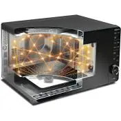 Whirlpool MWF 427 SL Superficie piana Microonde combinato 25 L 800 W Nero, Argento