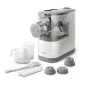 Philips Viva Collection 5000 Series, Macchina per la pasta fresca, Pasta Maker HR2345/19 - Compatto, con 4 trafile