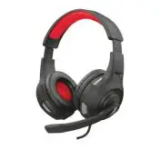 Trust GXT 307 RAVU Auricolare Cablato A Padiglione Giocare Nero, Rosso