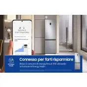 Samsung Frigorifero Combinato EcoFlex AI 1.85m 344L RB34C672DSA