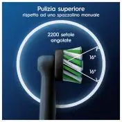 Oral-B Testine Di Ricambio Pro Cross Action Black, 5 Testine