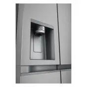 LG GSLE81PYBC Frigorifero Side-by-Side, Classe C, 628L, Wi-Fi, Dispenser senza allaccio, Total No Frost, Prime Silver