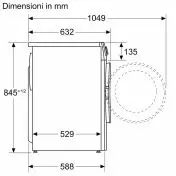 Bosch Serie 6 WGG254Z6IT lavatrice Caricamento frontale 10 kg 1400 Giri/min Classe A Bianco