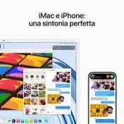Apple iMac con Retina 24'' Display 4.5K M3 chip con 8‑core CPU e 10‑core GPU, 256GB SSD - Verde