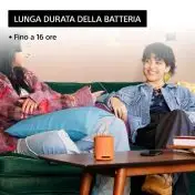 Sony SRS-XB100 - Speaker Wireless Bluetooth, portatile, leggero, compatto, da esterno, da viaggio, resistente IP67 impermeabile e antipolvere, batteria da 16 ore, cinturino versatile, chiama