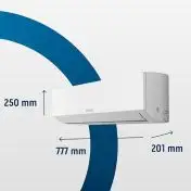 Olimpia Splendid OS-C/SEMLH12EI Mystral E Condizionatore Fisso Inverter 12 Fisso Gas R32 12.000 btu/h, A++/A+